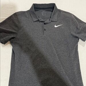 Nike Men's Dark Gray Polo Shirt